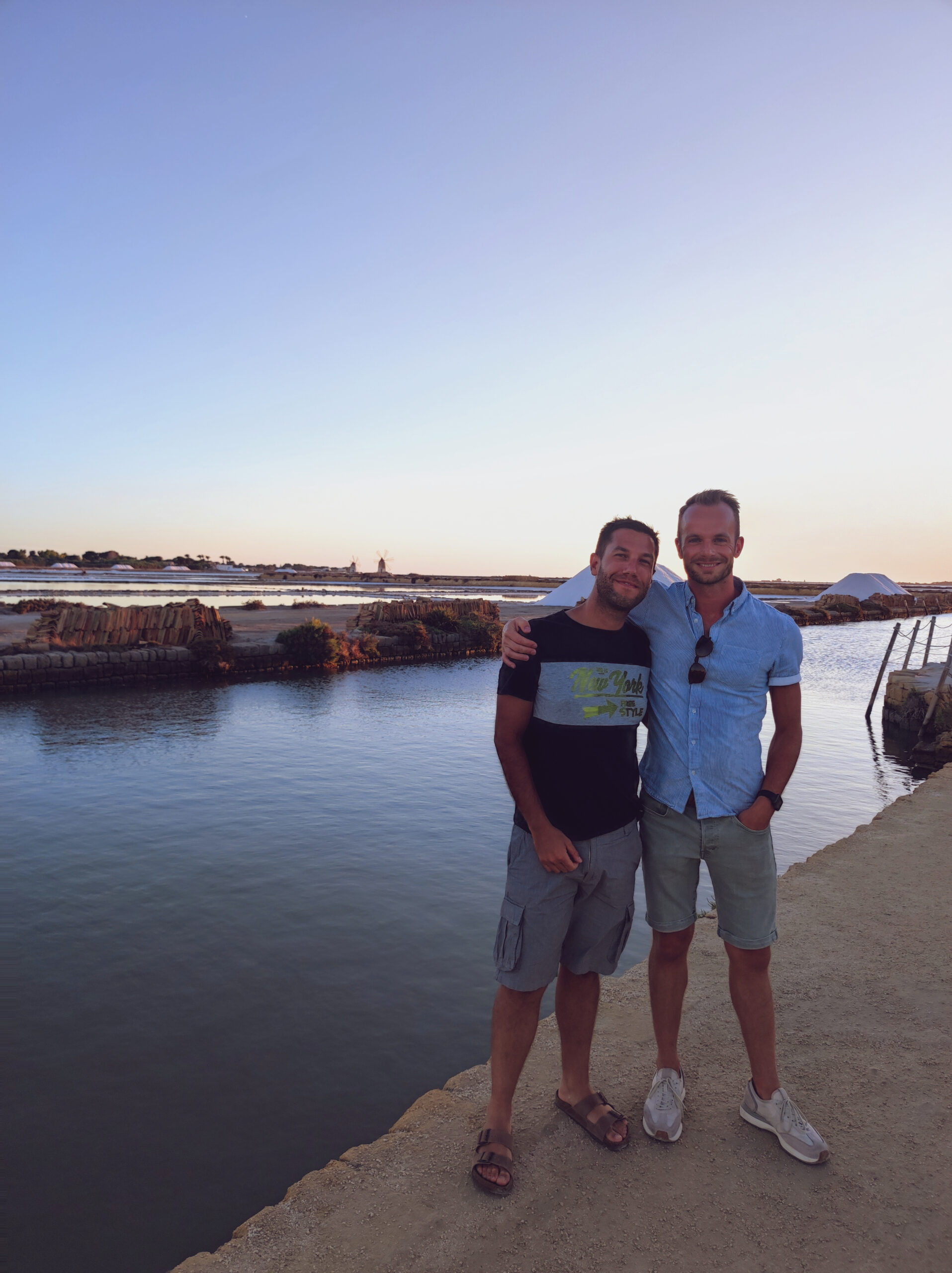 Alessandro and Mike in Marsala