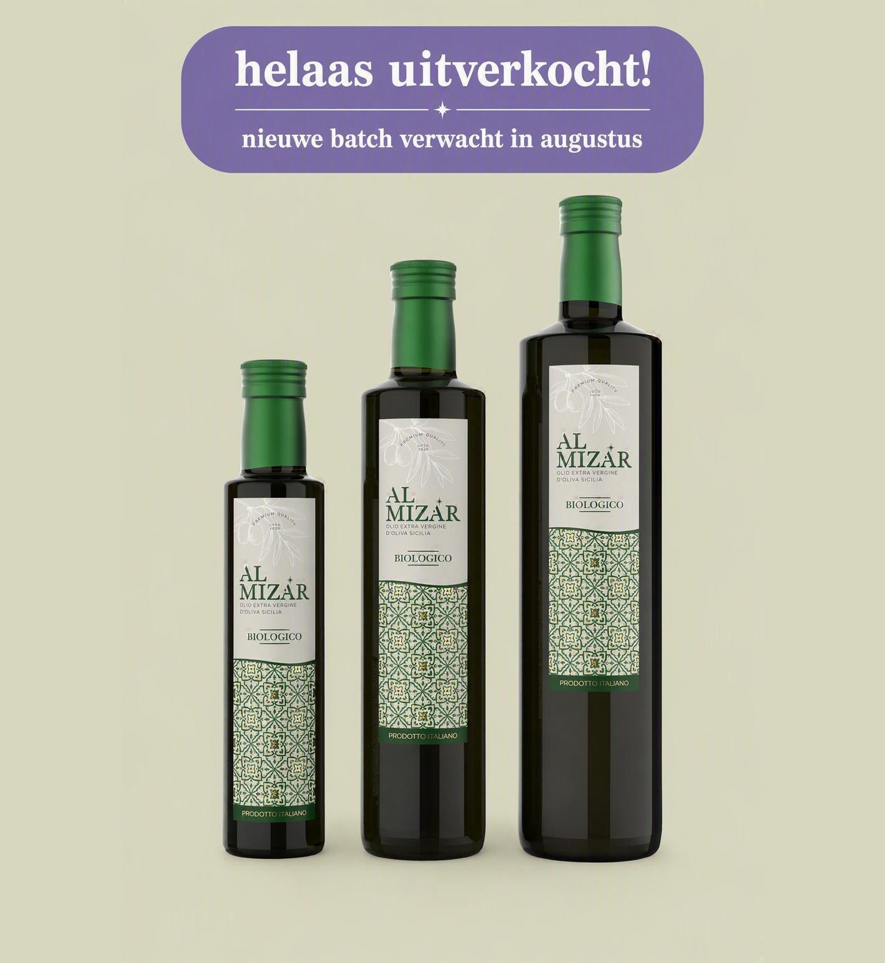 Al Mizar Bio tijdelijk uitverkocht